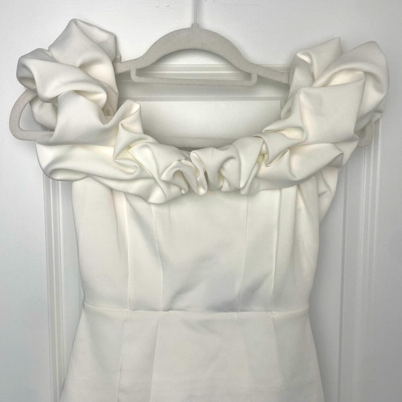 WINDSOR- Kiari Formal Off the Shoulder Ruffled Dress - Picture 9 of 9